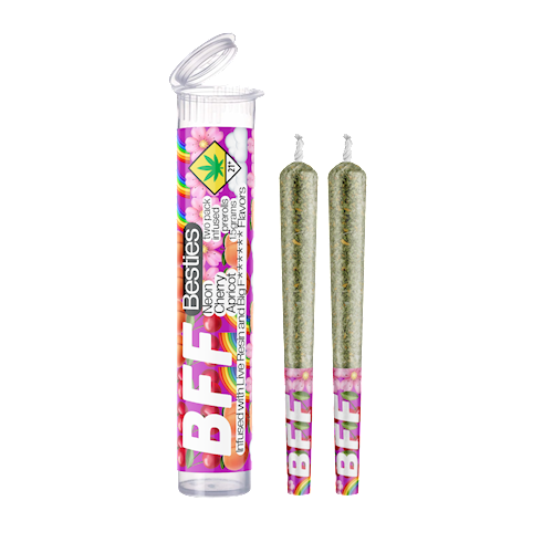 Neon Cherry Apricot BFF Infused Pre-Roll 2-pack | 1.5g (DOH)