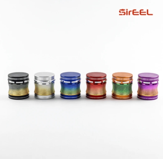 SirEEL - 63mm Zinc 4pc Grinder Assorted Colors