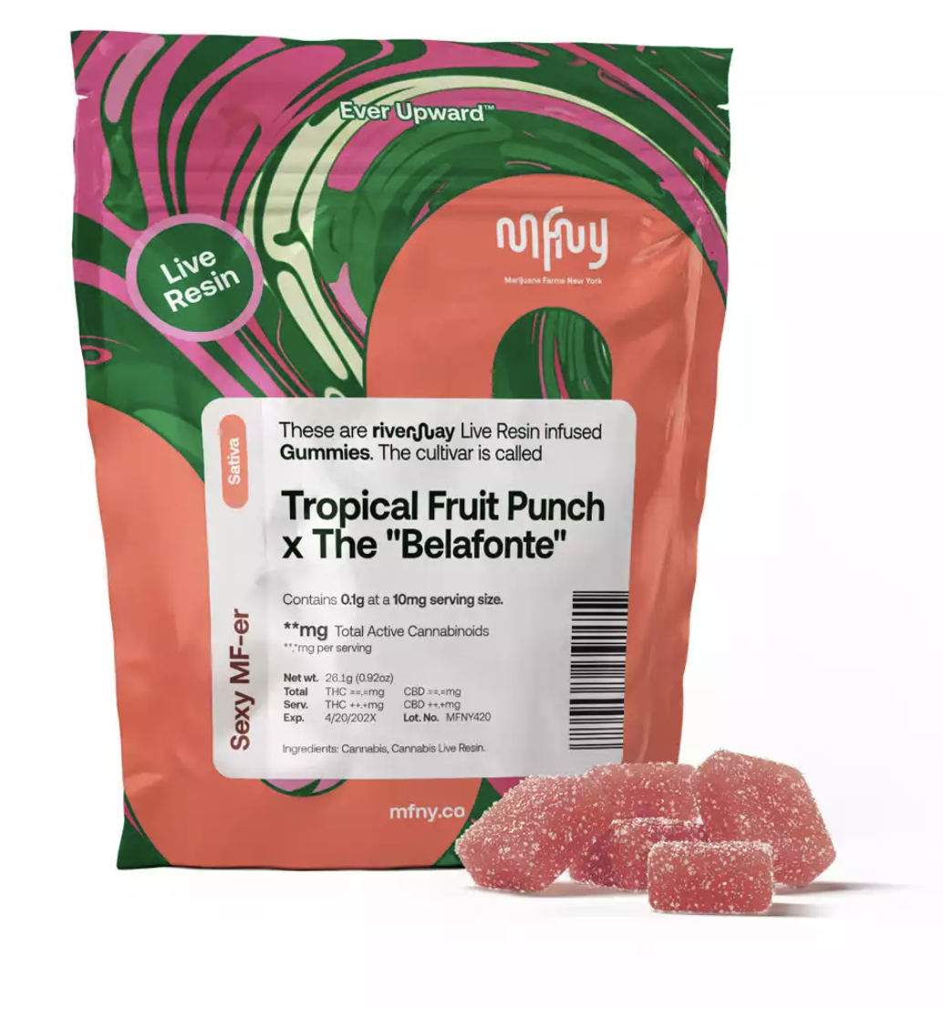 Tropical Fruit Punch x The Belafonte | Live Resin Gummies | 10pk | 100mg