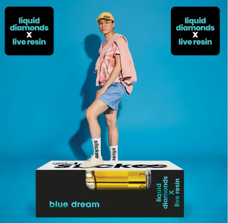 Stickee - Blue Dream - 1g Live Resin x LQD Vape