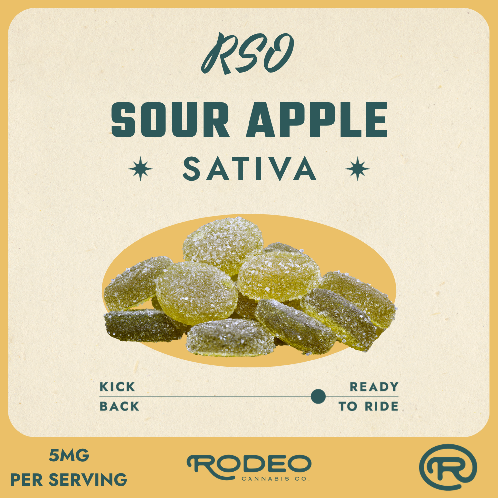 Sour Apple RSO Gummies T4.96 20pk (7-00392)