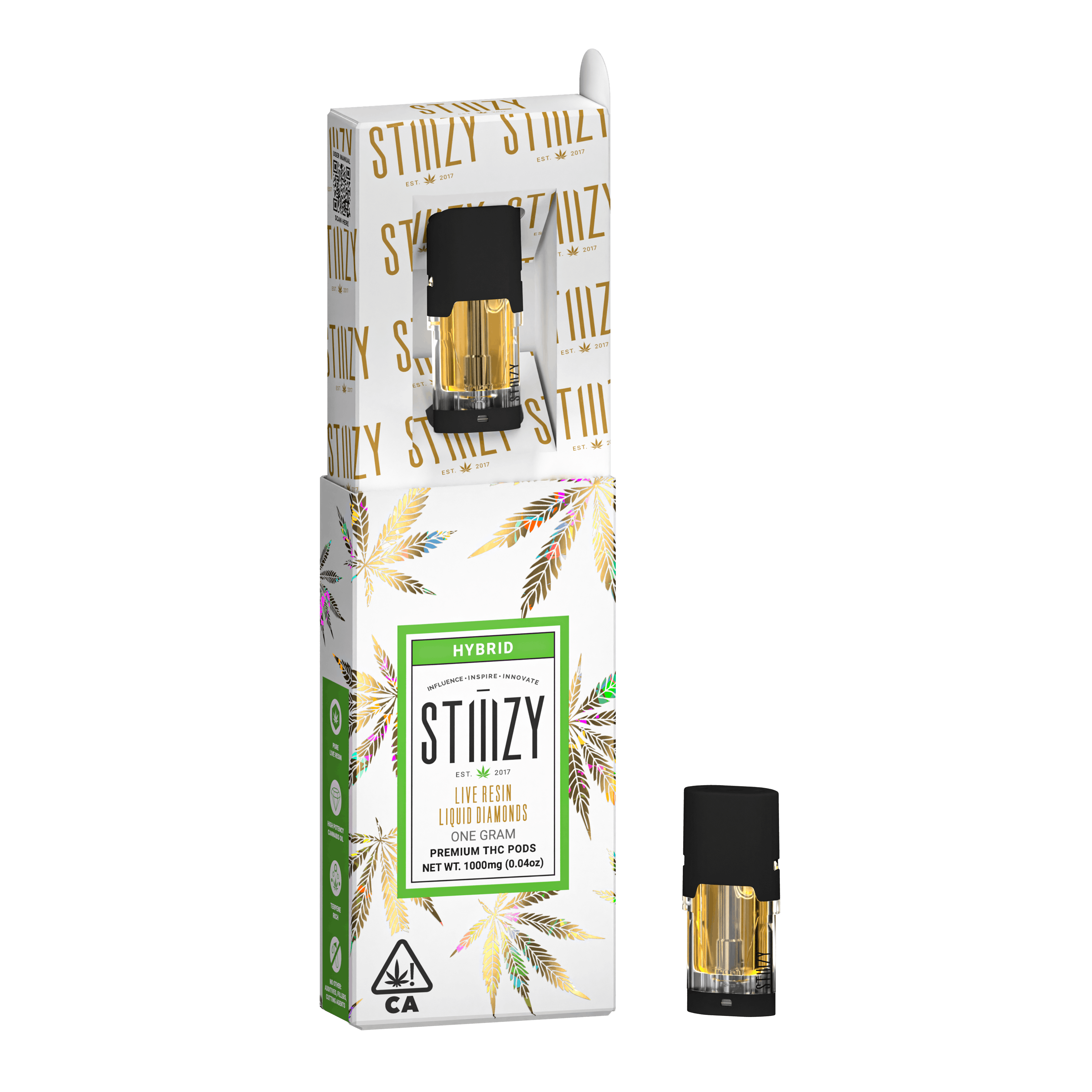 Stiiizy - Pink Runtz (h) - Live Resin Liquid Diamonds Pod - 1g