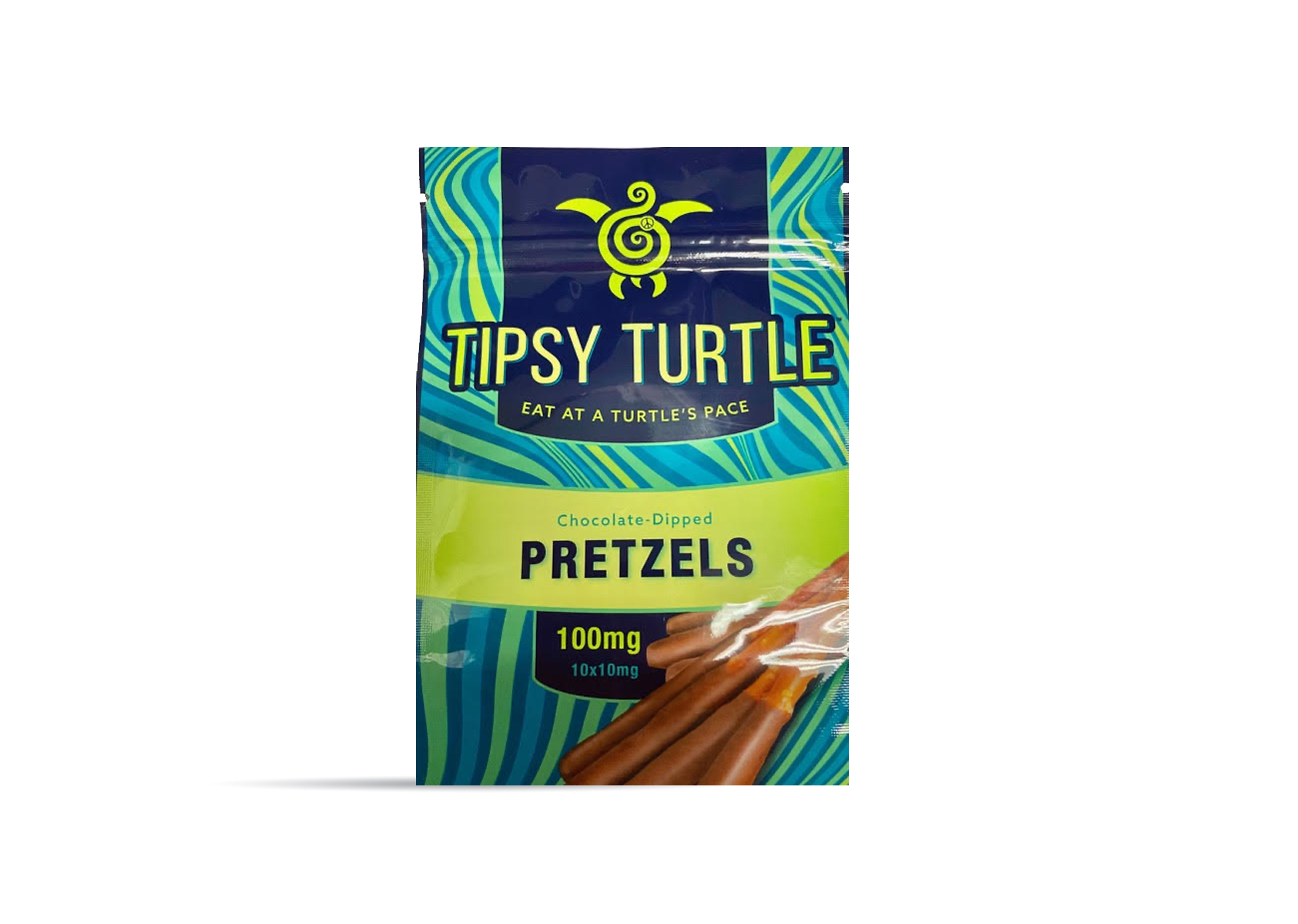 Chocolate-Dipped Pretzels | 100mg