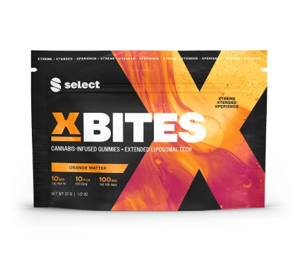 Edibles X Bites 10pk/100mg- Orange Matter