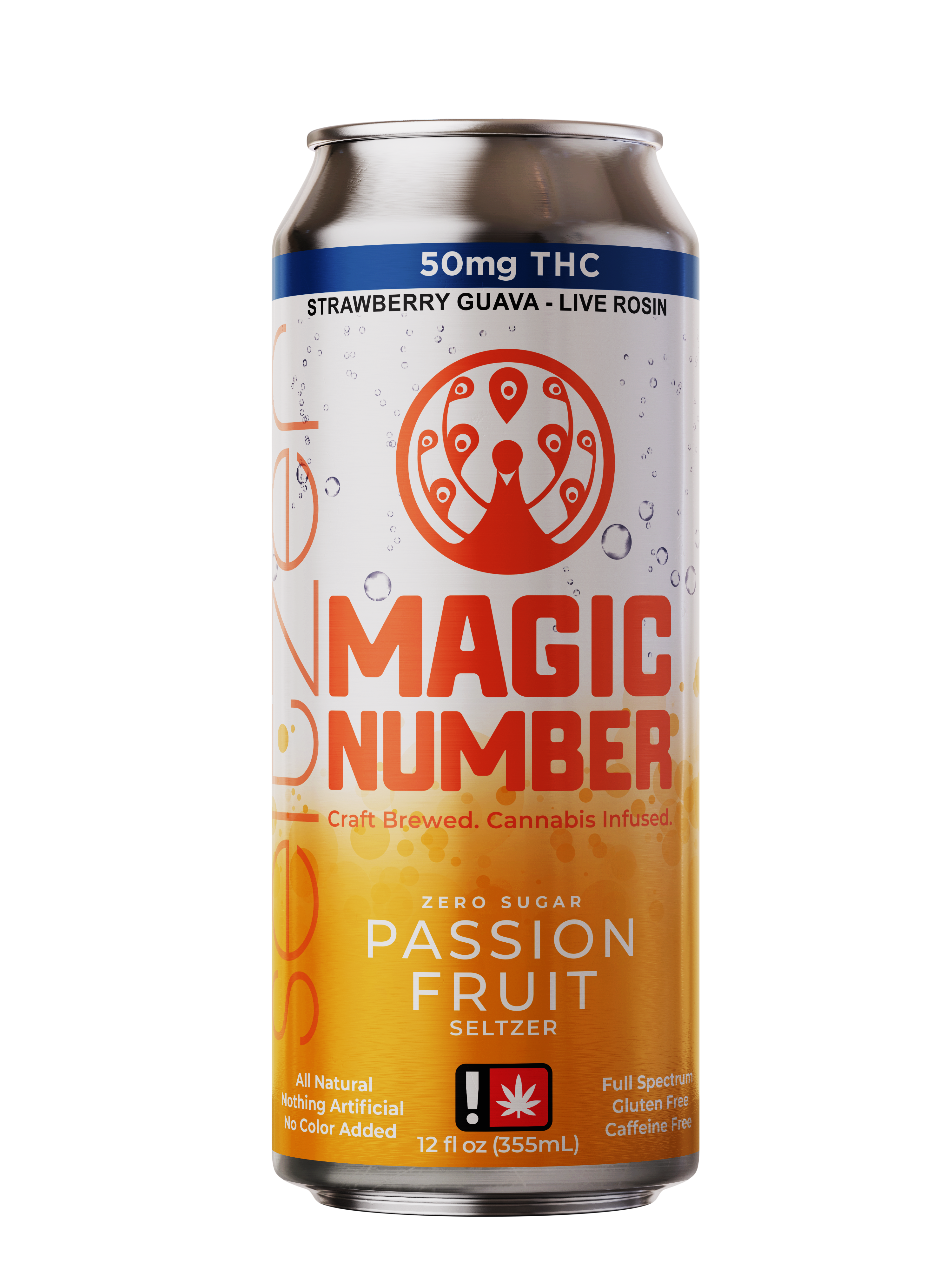 Magic Number: Passion Fruit Seltzer W/