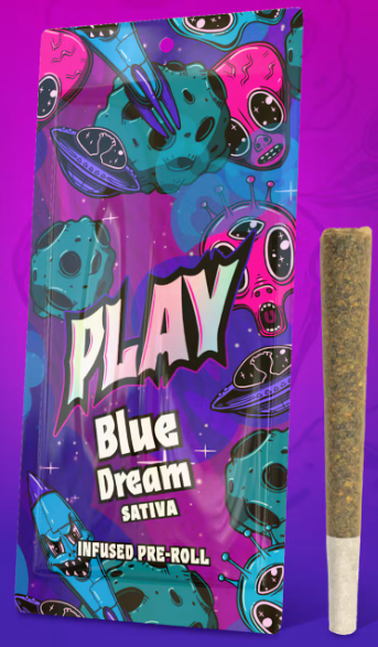 PLAY | Blue Dream | Infused Pre-roll | 1.2g | Sativa