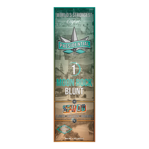 Presidential | SFV OG | Distillate Diamonds Moon Rock Blunt 1.5g