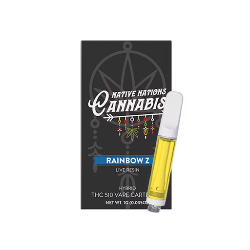 Native Nations Cannabis | Rainbow Z | Live Resin 510 Vape Cartridge 1g