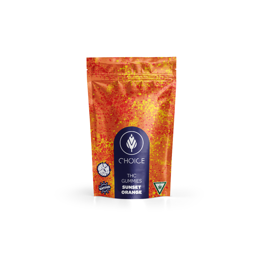 Choice | Sunset Orange | Infused Gummies | 200mg | Sativa