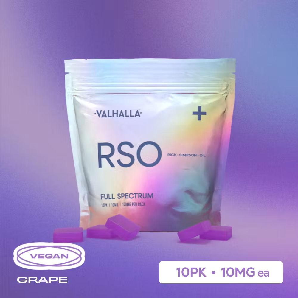 Valhalla | Grape RSO Gummies | 100mg