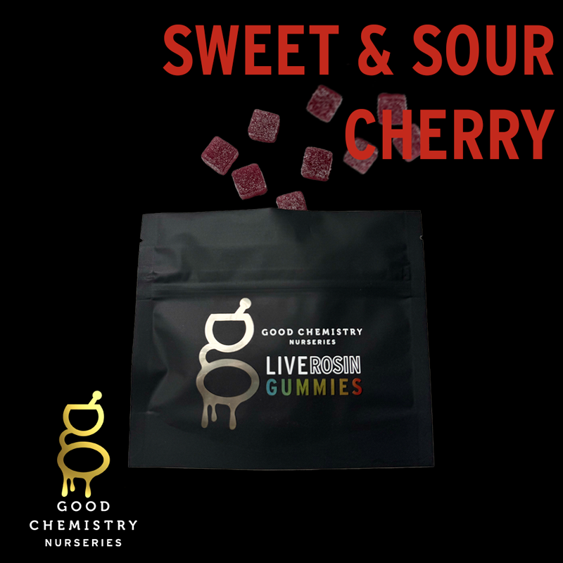 Good Chem Live Rosin Gummies - Sweet&Sour Cherry