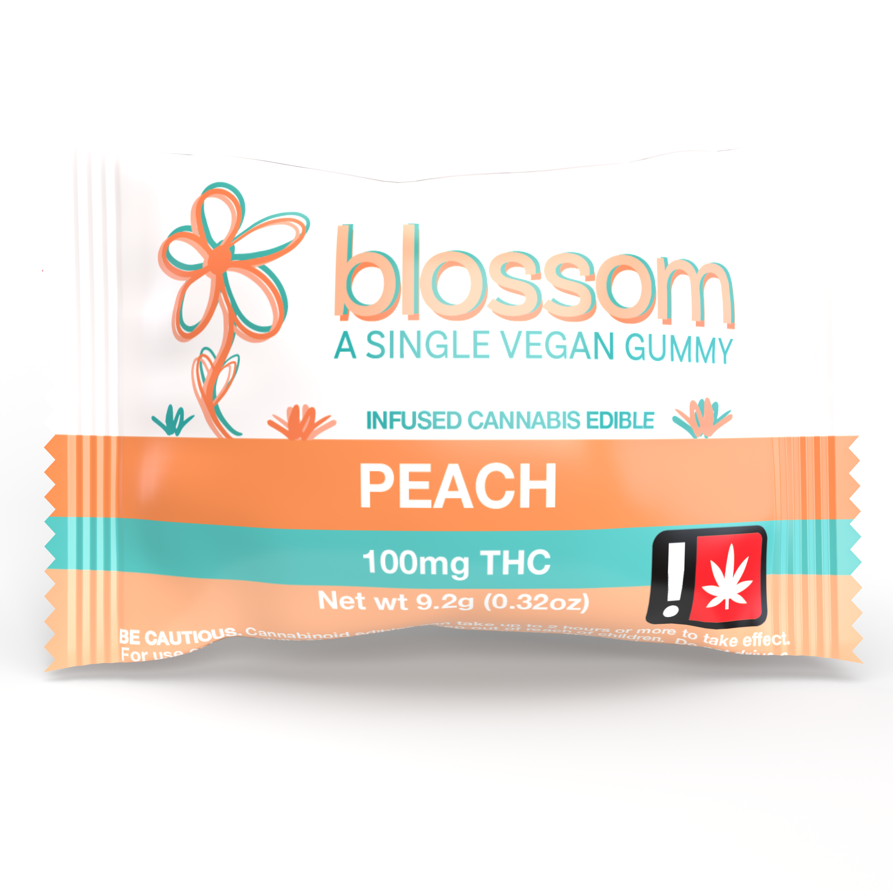Blossom 100mg Gummy Peach