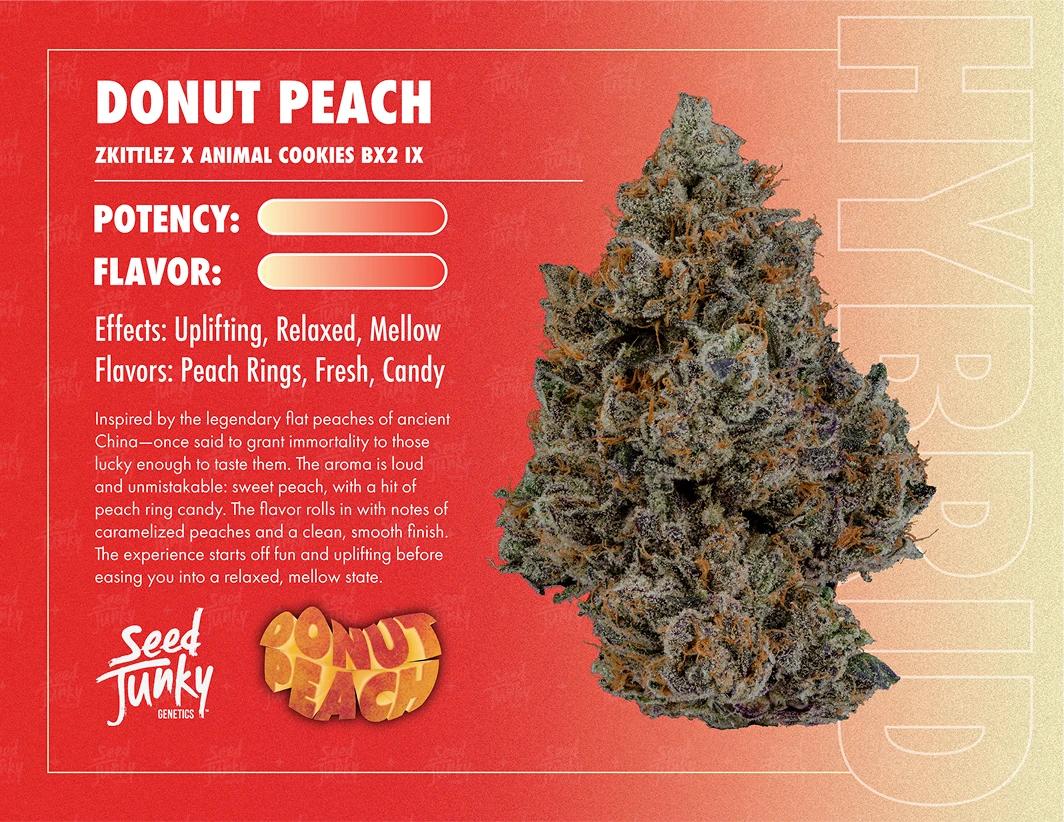 SEED JUNKY | Preroll | Donut Peach
