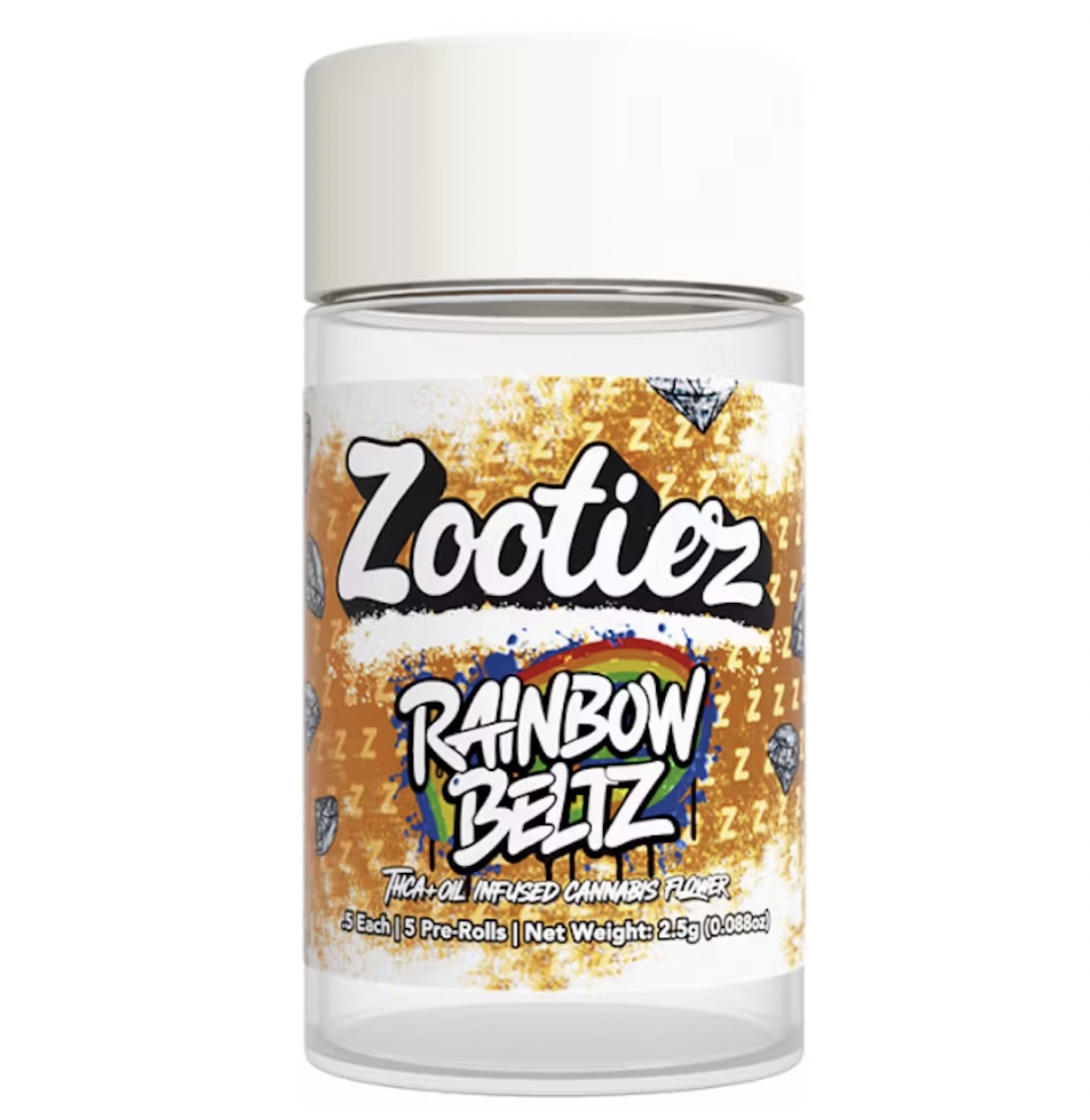 Au Rainbow Beltz Infused