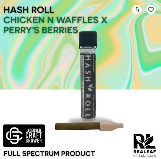 Roll Chicken N Waffles x Perrys Berries