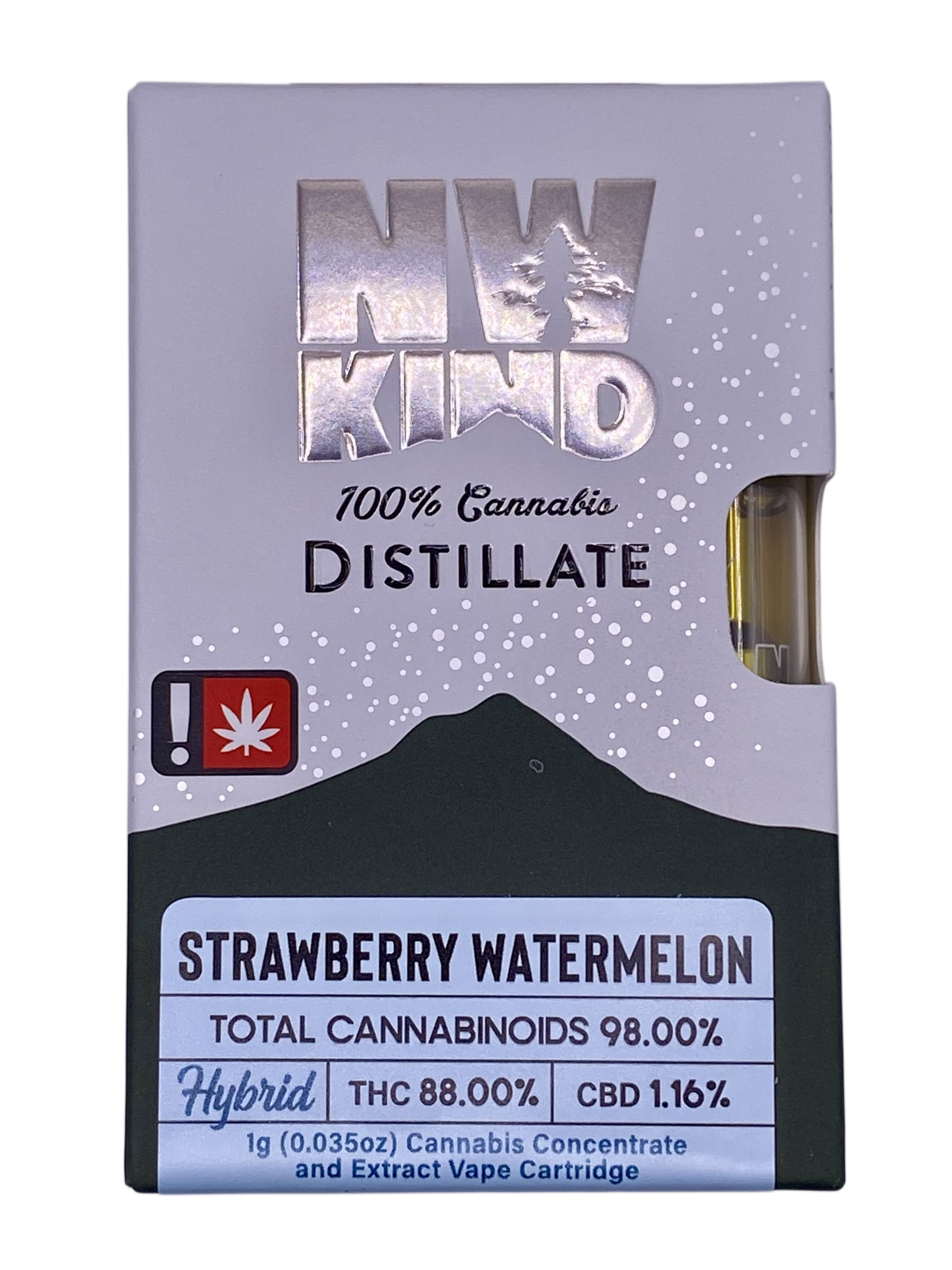 VAPE DISTILLATE - 1G - HYBRID - STRAWBERRY WATERMELON