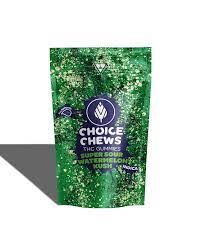 Choice Chews | 200mg Gummies | Super Sour Watermelon Kush