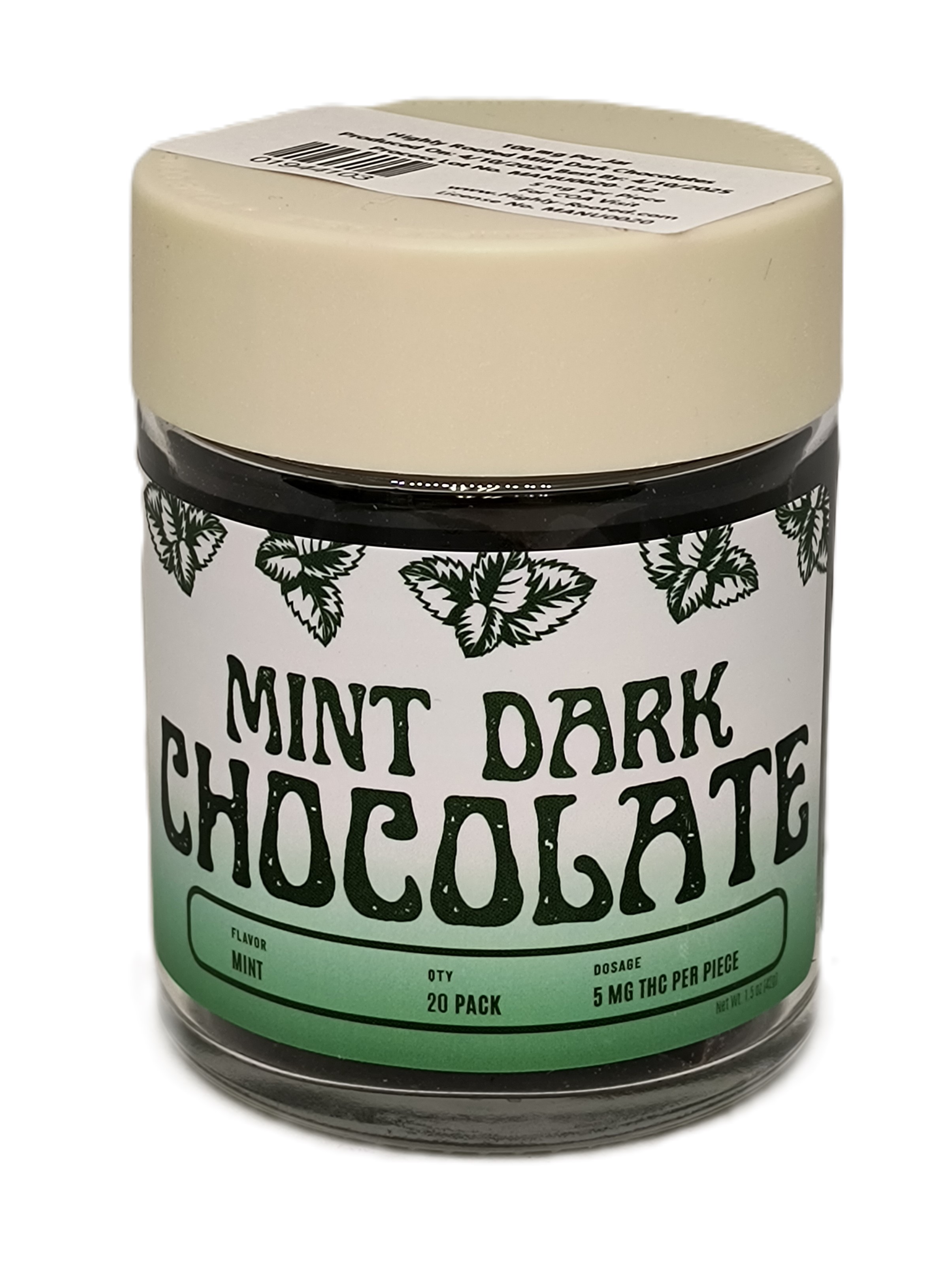 Mint Dark Chocolate | 100mg THC