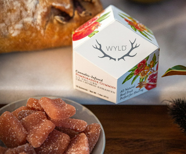 Wyld - Gummies - CBD - 1:1 Pomegranate - 100mgTHC/100mgCBD