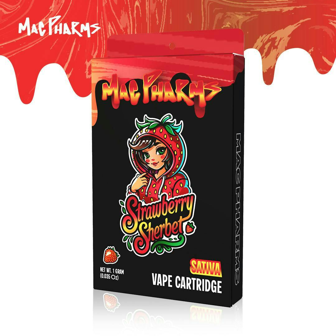 MAC Pharms Cart Strawberry Sherbet