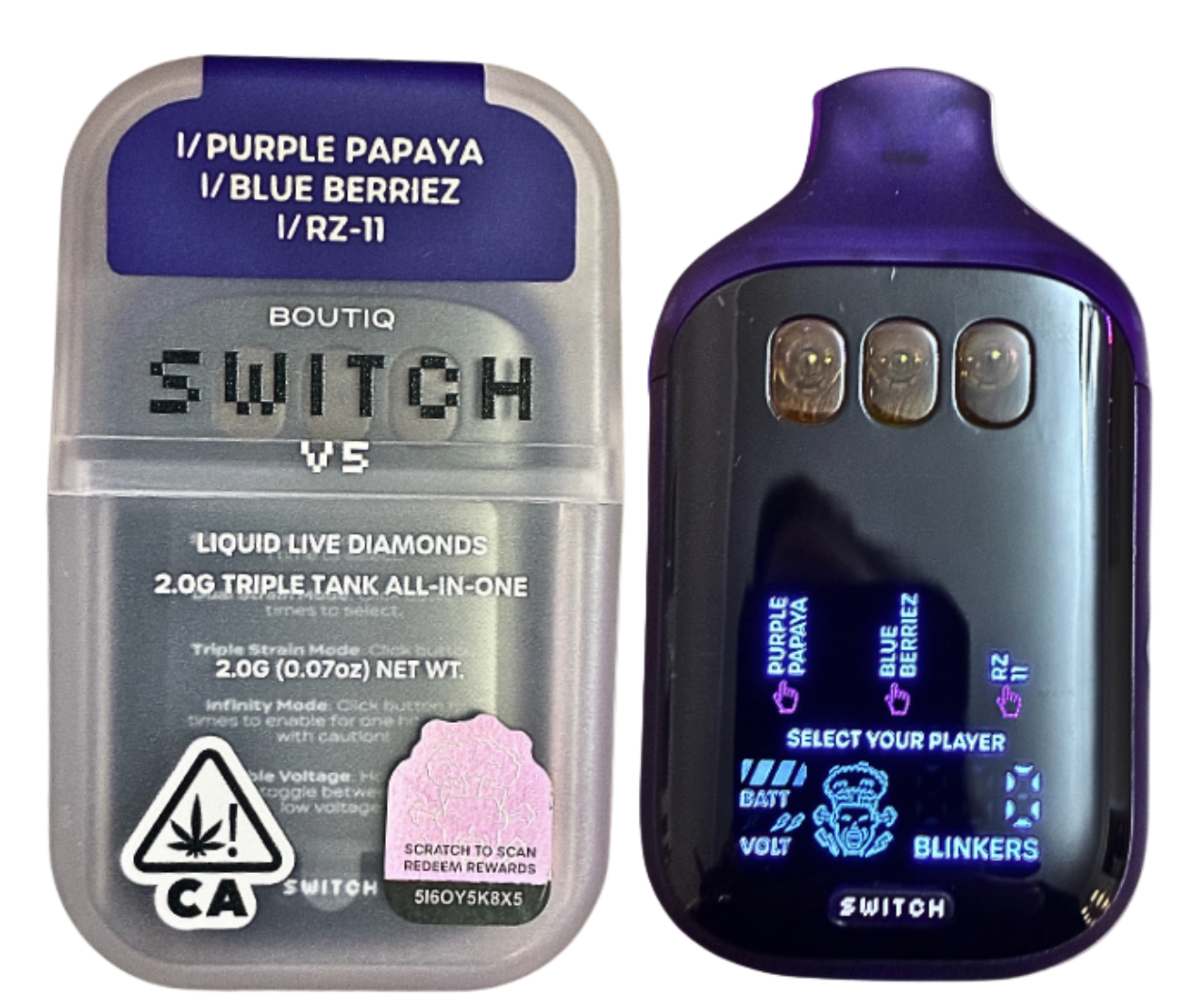 SwitchV5 Purple Papaya x Blue Berriez x RZ-11 IND-IND-IND
