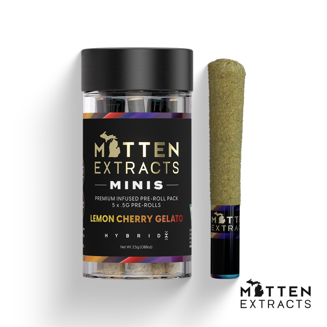 Lemon Cherry Gelato Infused Pre-Rolls | 5pk | 2.5G