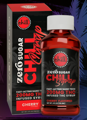 Chill Medicated - Cherry Zero Sugar - 200mg Syrup