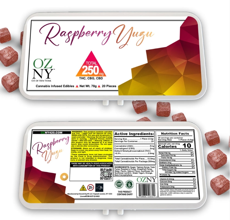 Raspberry Yuzu Gummies 20