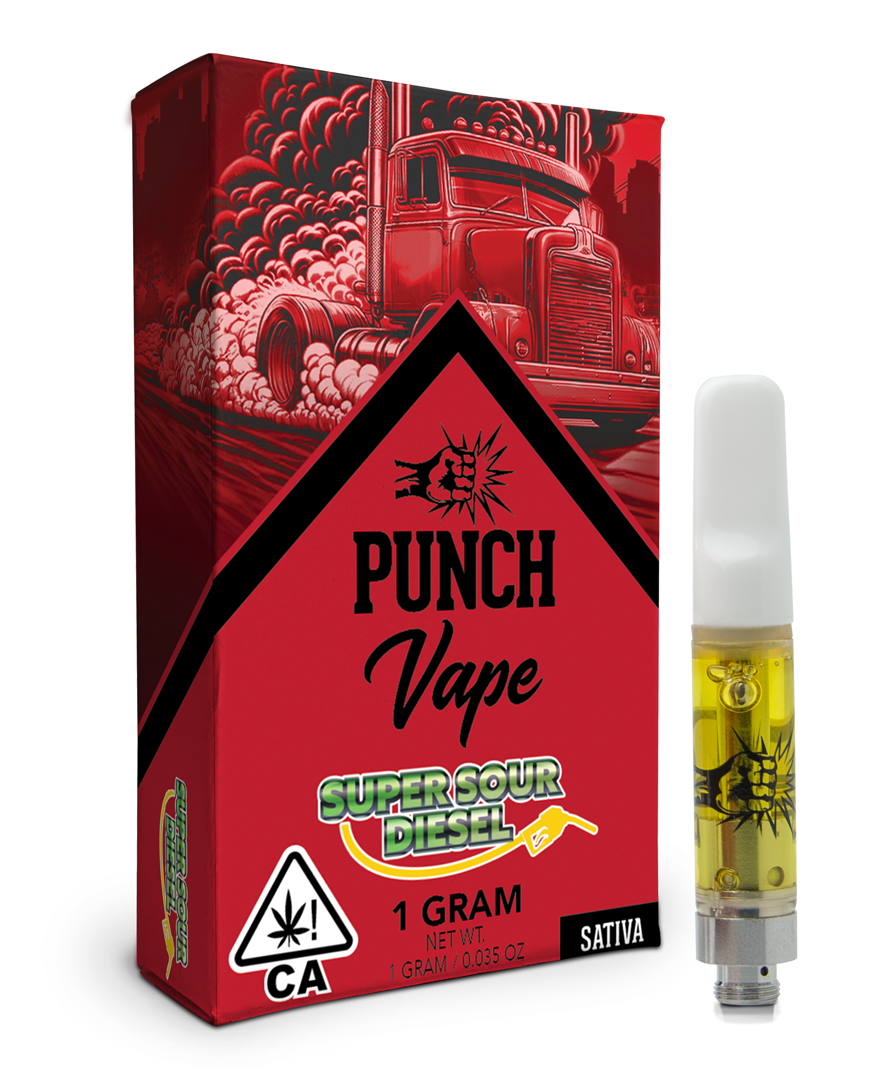 Super Sour Diesel 510 Distillate Cart (1g) (Sativa)