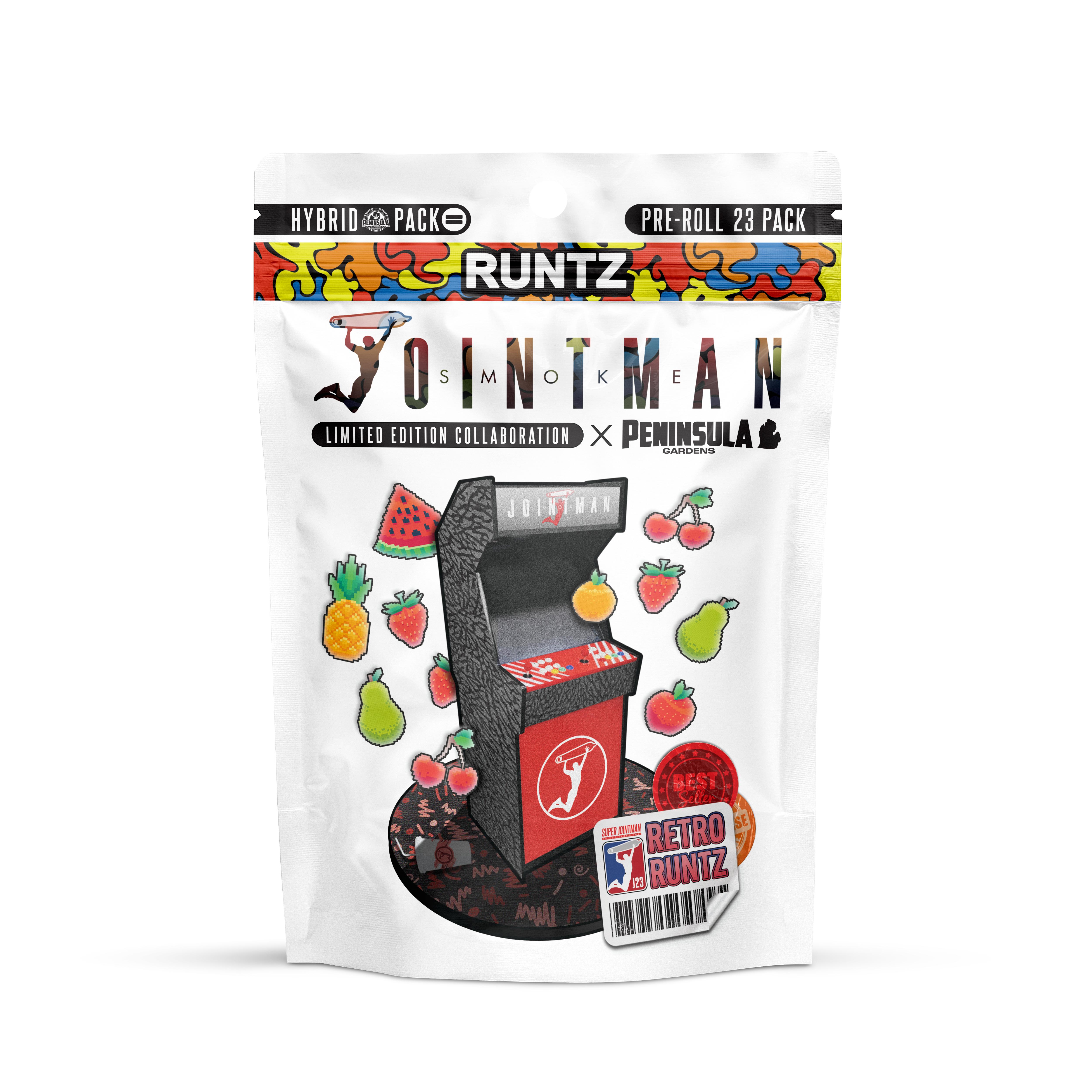 Jointman X Peninsula Gardens 1oz Pre Roll 23PK - Runtz