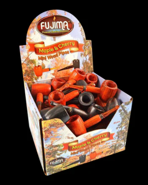 Mini Wood Pipes Cherry and Maple product photo