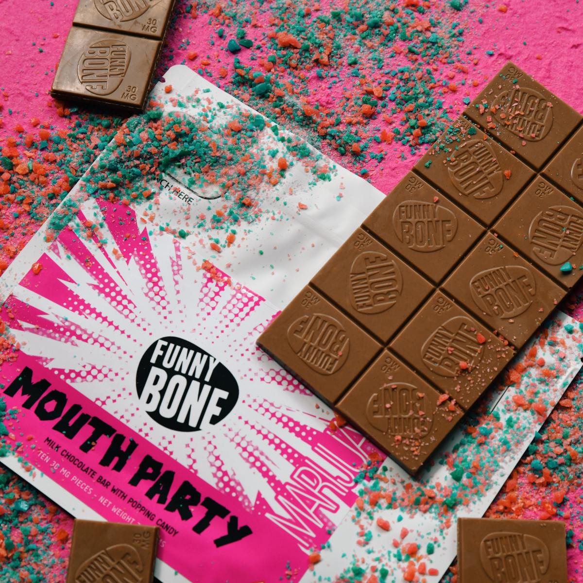 Mouth Party Chocolate Bar 300mg
