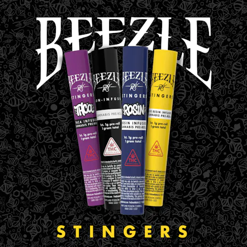 Beezle Live Rosin Infused Prerolls Super Lemon Berry