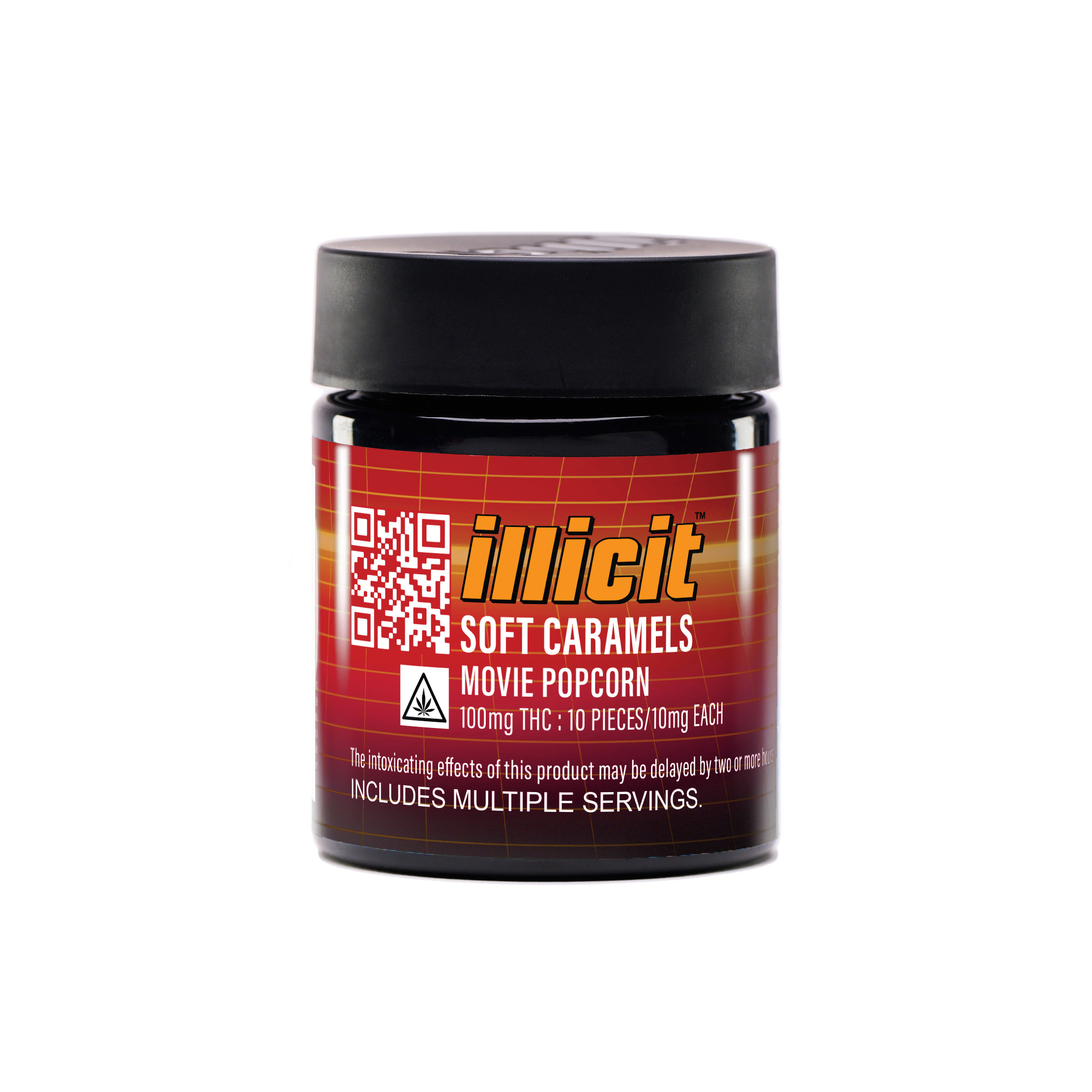 ILLICIT Movie Popcorn Soft Caramels 100mg