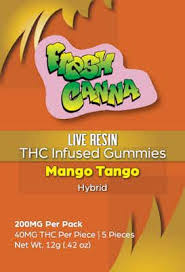Fresh Canna - Mango Tango - 200mg  Live Resin Gummies