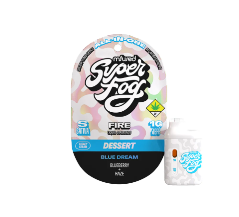 MFUSED SUPERFOG Fire Disp 1000mg: Blue Dream