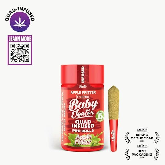 Apple Fritter Baby Jeeter Infused Pre-Roll 5-pack | 2.5g