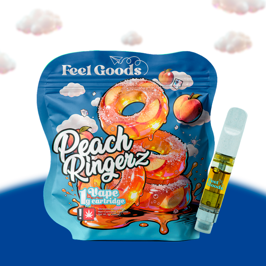 Peach Ringerz Flavored - Cartridge - Feel Goods