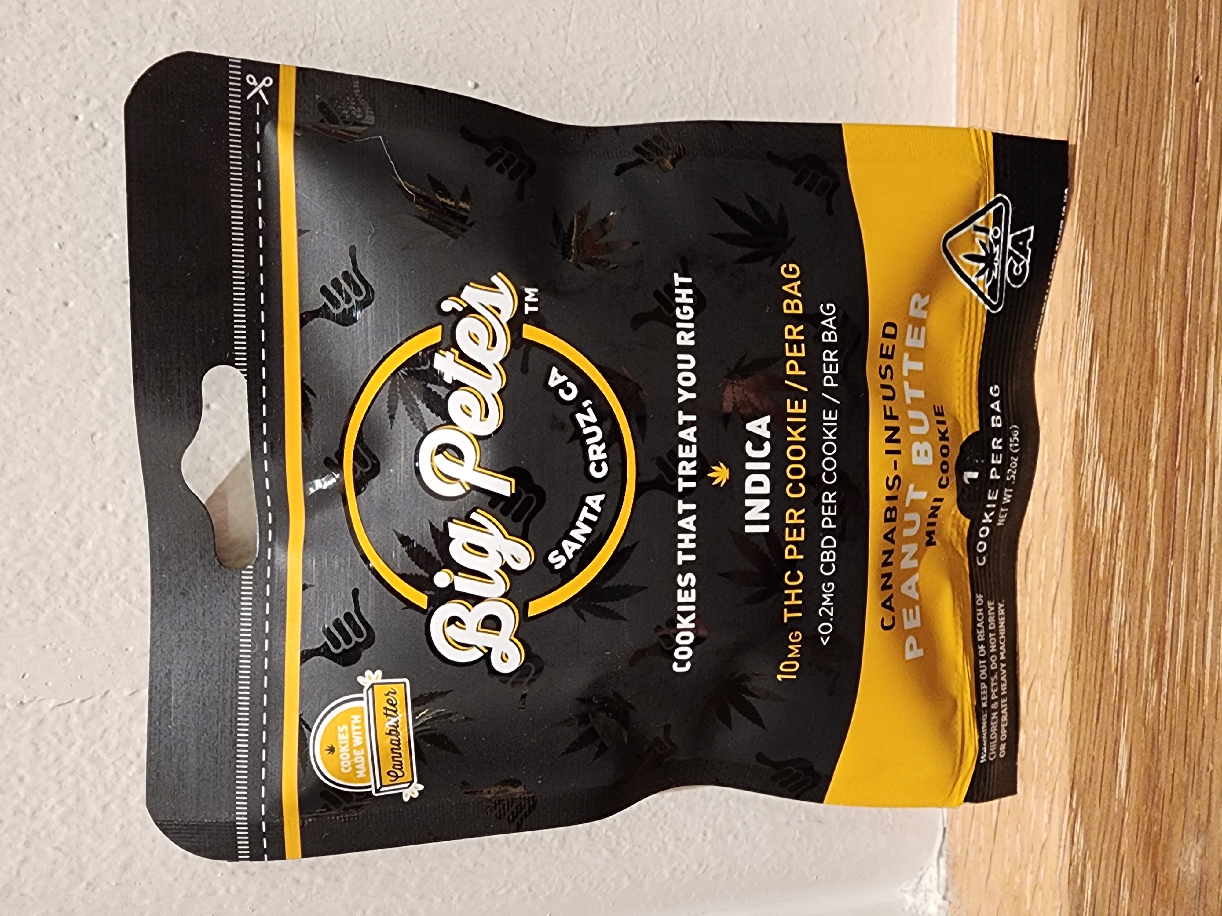 Big Pete's | Peanut Butter Indica Cookie | 10mg