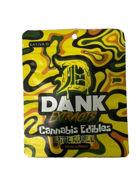 Dank Gummies 200mg Pineapple