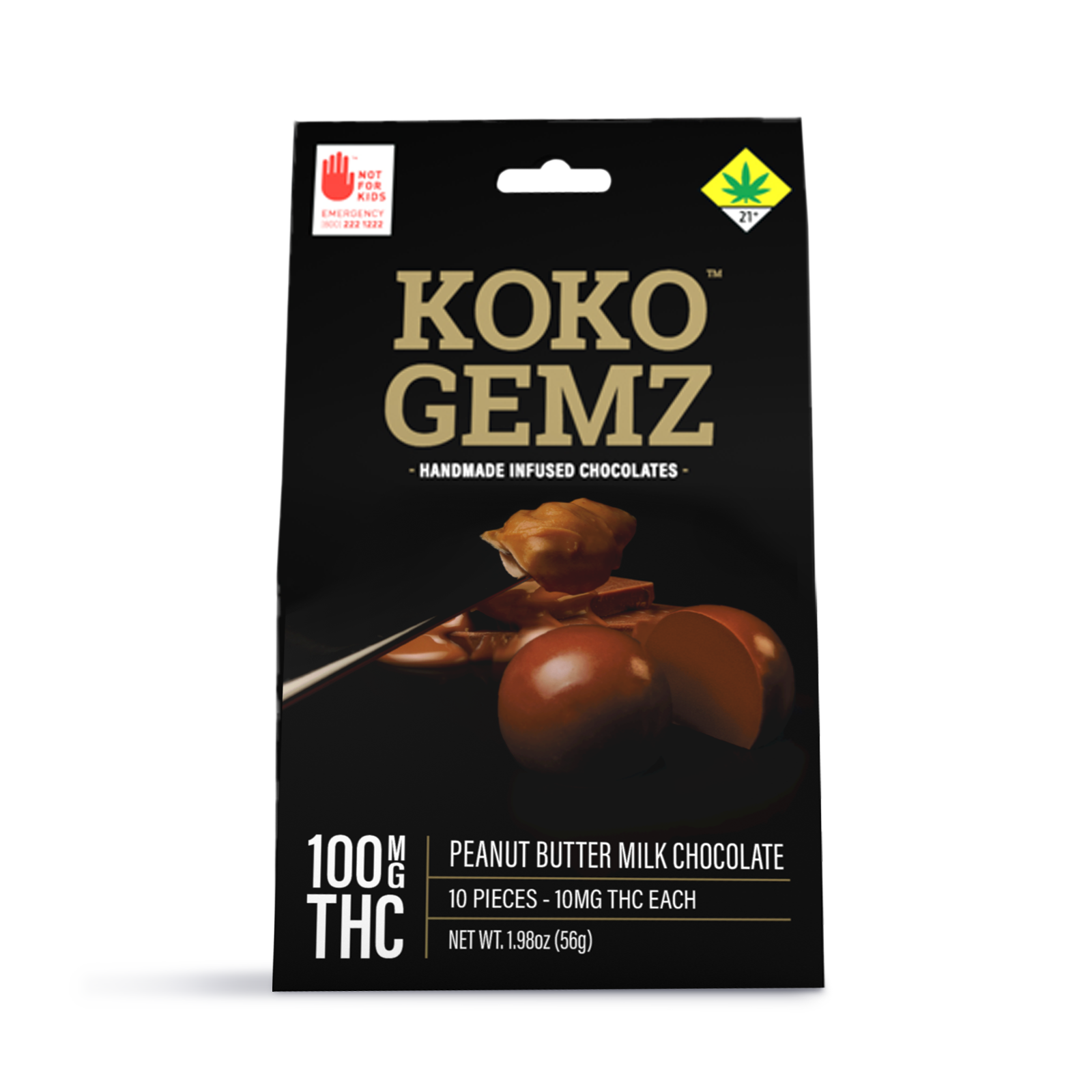 Peanut Butter Milk Chocolates 10-pack