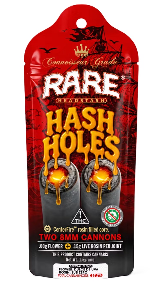 (05120) RARE - Dulce De Uva X Honey Banana 1.5G Mini Hash Holes 2Pk