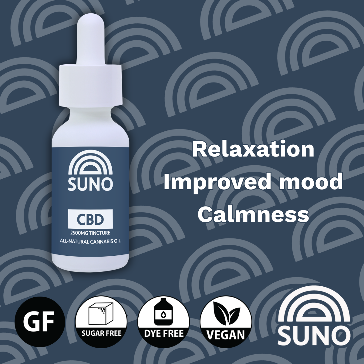 SUNO CBD Tincture (2500MG)