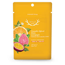 WYLD ONES - EDIBLE GUMMY - 100MG - THC:CBG - PASSION ORANGE GUAVA 1:1