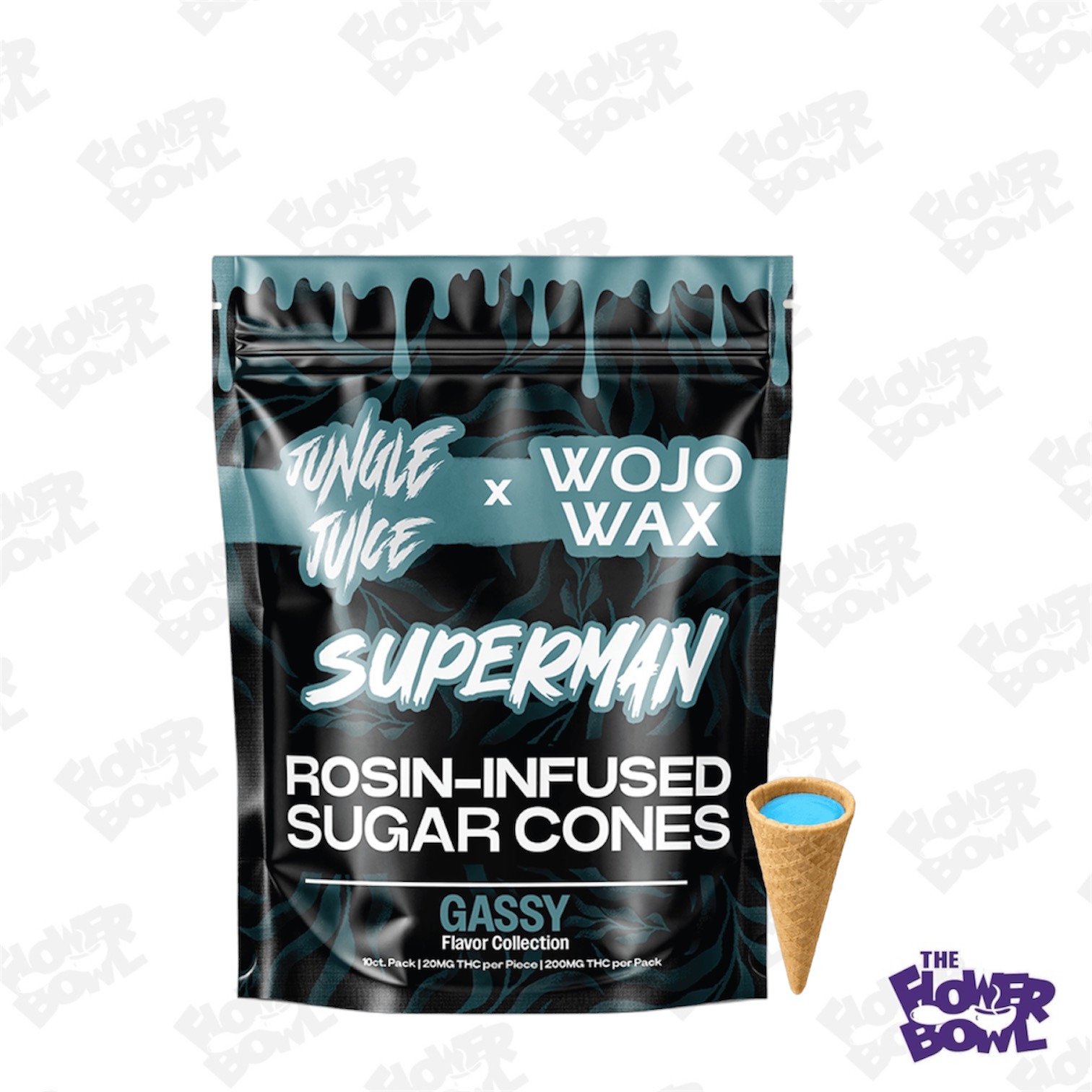 Jungle Juice: Superman Sugar Cones 200mg