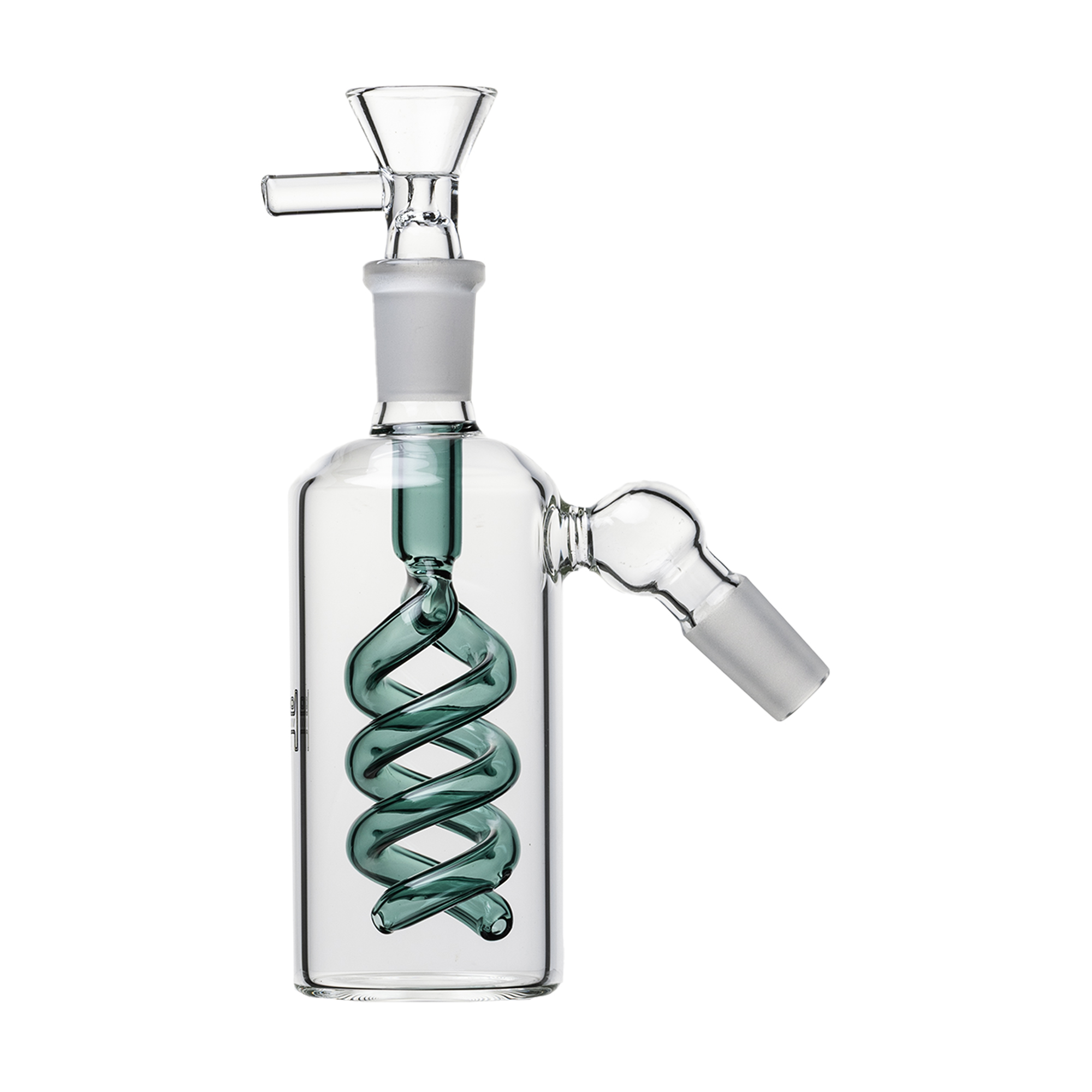Human Grade | Ash Catcher | 4" | Spiral Perc | Assorted