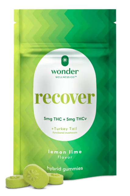 Wonder Recover Lemon Lime 20pk 100mg Gummies