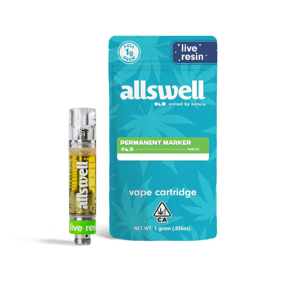 Permanent Marker 1g Live Resin Cart