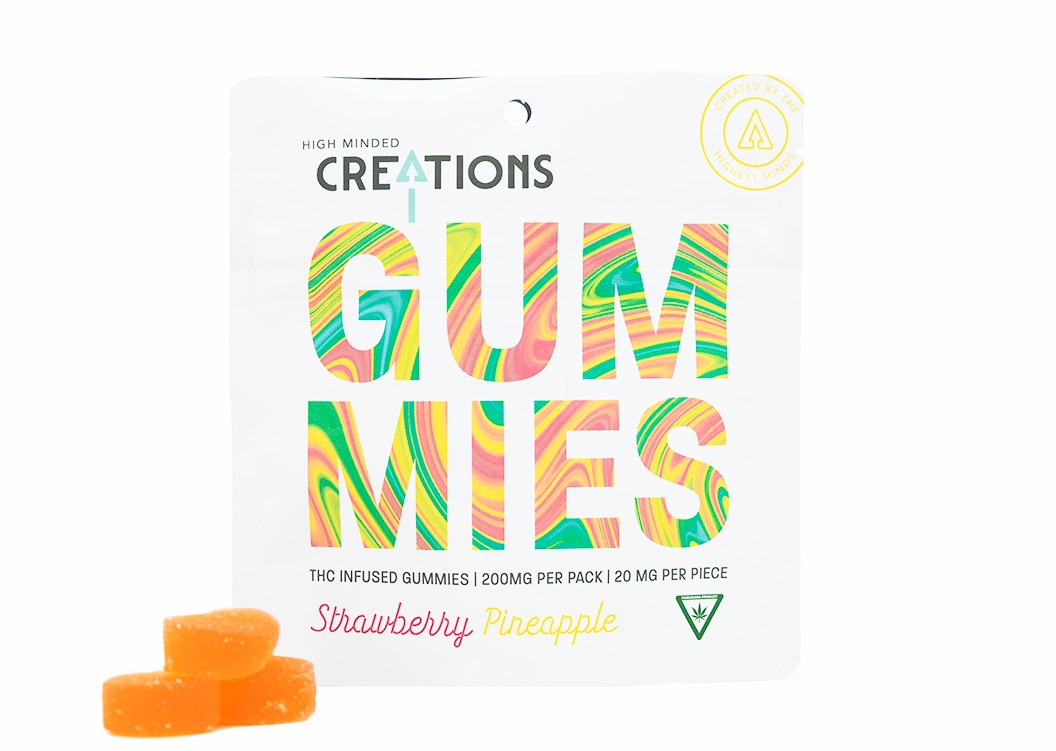High Minded - Gummies - 200mg - Strawberry Pineapple