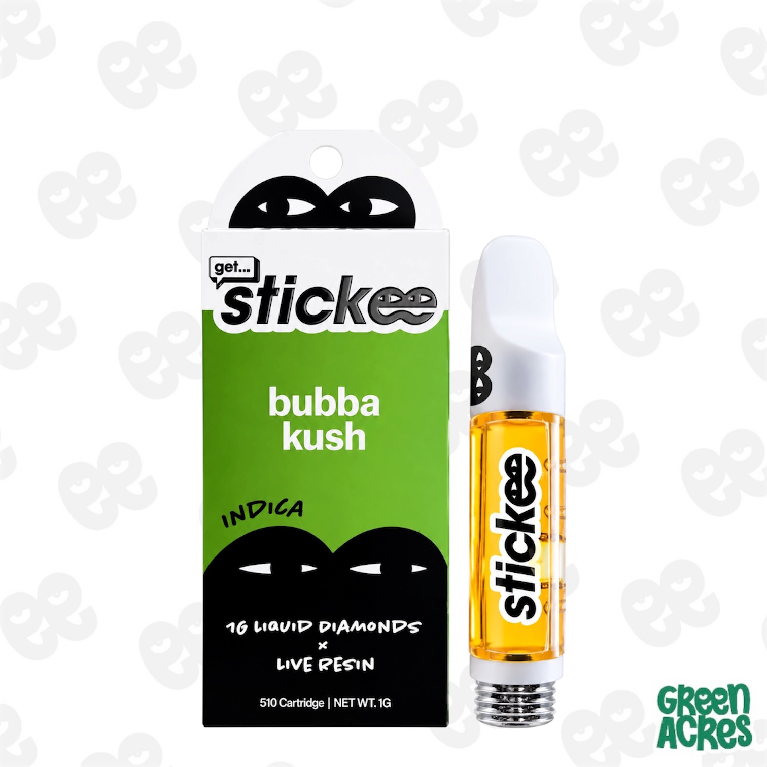 Stickee: Bubba Kush 1G LR X LQD Cartridge